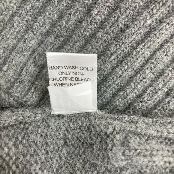 Banana Republic Merino Wool Chunky Cable Knit Cardigan Full-Zip Size L - Picture 16 of 16